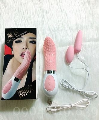 Máy Massage Lưỡi Silicon Crazy Tongue Joker – 8 Chế Độ Xung Động, Chất Liệu Lành Tính, Kháng Nước Hiệu Quả (Sạc USB)