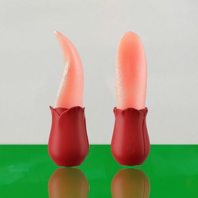 Máy Massage Lưỡi Silicon SUAI – 12 Chế Độ Xung Động Đa Tần, Chất Liệu Lành Tính, Thiết Kế Màu Da Chân Thực (Sạc USB)