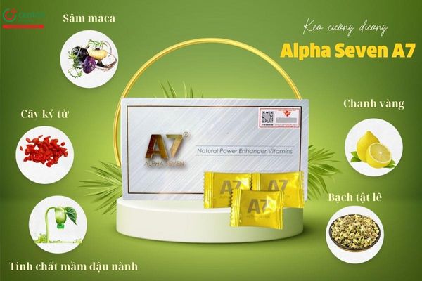 Kẹo Cường Dương Alpha Seven A7 Mỹ – Hỗ Trợ Tăng Ham Muốn, Kéo Dài Thời Gian