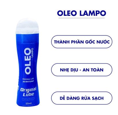 Gel Bôi Trơn Gốc Nước Oleo Lampo Original Lube Australia – Giữ Ẩm Lâu Dài, Chiết Xuất Lô Hội (Tuýp 50ml)