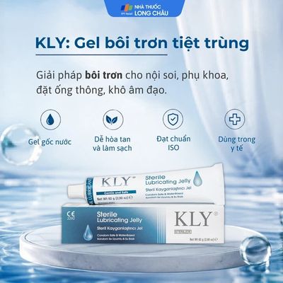 Gel Bôi Trơn Tiệt Trùng KLY Thổ Nhĩ Kỳ 82g – Tan Trong Nước, Không Nhờn Rít