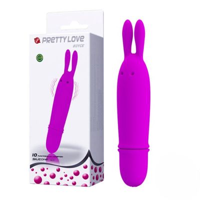 Trứng Rung Mini Tai Thỏ Pretty Love Boyce Kích Thích Đa Điểm G – 10 Chế Độ Rung Cao Cấp (Hãng Lybaile)