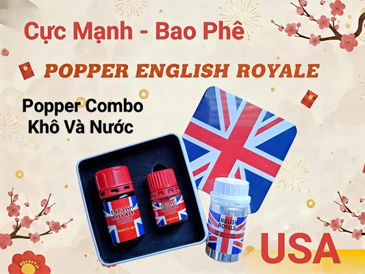 Combo Popper usa 60ml nước và 60ml khô kết hợp cực mạnh 
