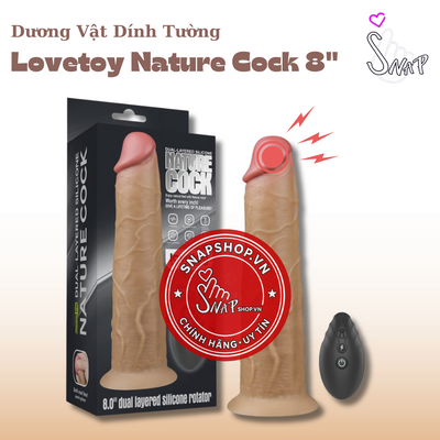 (Snapshop) Dương Vật Dính Tường Lovetoy Nature Cock 8