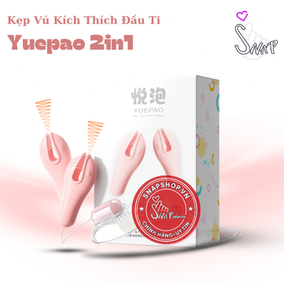 (Snapshop) Kẹp Vú Đầu Ti 2in1 Yuepao Chính Hãng