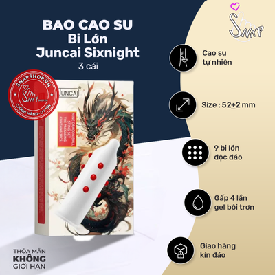 (Snapshop) Bao Cao Su Bi Lớn Juncai Sixnight Chính Hãng
