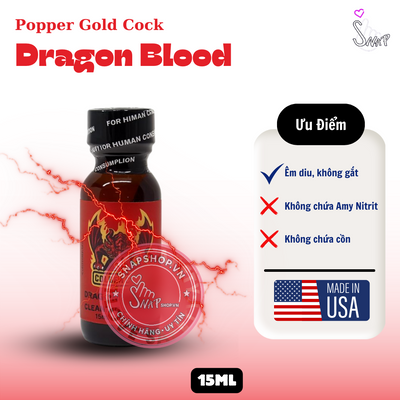 (Snapshop) Popper Golden Cock Dragon Blood Chính Hãng