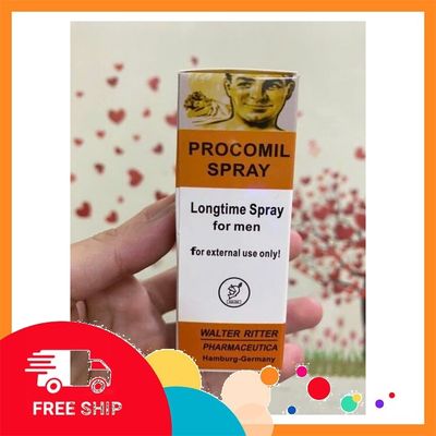 (Che Tên Khi Giao) Chai Xịt Procomil Spray 45ml – Giải Pháp Kéo Dài Thời Gian Quan Hệ Chuẩn Đức (Mua 1 chai dùng cả năm) Cao Cấp Bảo Đảm