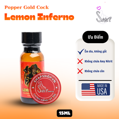 (Snapshop) Popper Golden Cock Lemon Inferno Chính Hãng