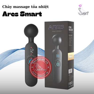 (Snapshop) Chày Rung Ares Smart Tỏa Nhiệt 12 Chế Độ Rung Chính Hãng