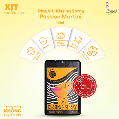 (Snapshop) Xịt Thơm Miệng Cấp Tốc PlayAh Hương Chanh Dây Martini Chính Hãng