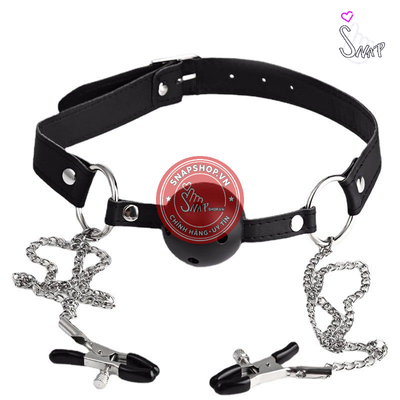(Snapshop) Khóa Miệng Nipple Clamp Slave Chính Hãng