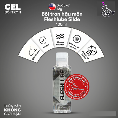 (Snapshop) Gel Bôi Trơn Hậu Môn Fleshlube Silde Chính Hãng