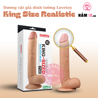 (Snapshop) Dương Vật Dính Tường Lovetoy King Size Realistic Chính Hãng