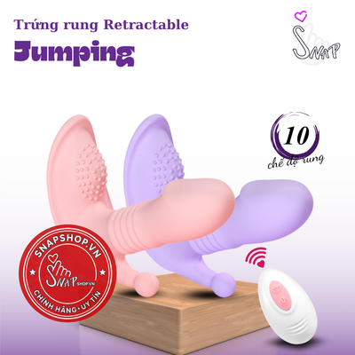 (Snapshop) Trứng Rung Retractable Jumping 3in1 Chính Hãng