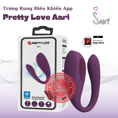 (Snapshop) Trứng Rung Điều Khiển App Pretty Love Aari Chính Hãng