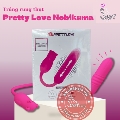 (Snapshop) Trứng Rung Pretty Love Nobikuma 3 Chế Độ Chính Hãng