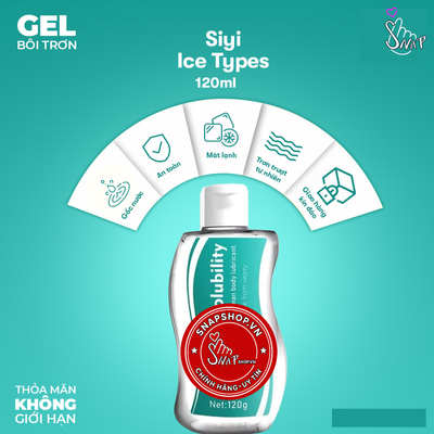 (Snapshop) Gel Bôi Trơn Mát Lạnh Siyi Ice Types Chính Hãng