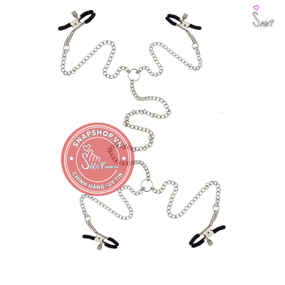 (Snapshop) Kẹp Vú Kích Thích Đầu Ti 2in1 Chính Hãng
