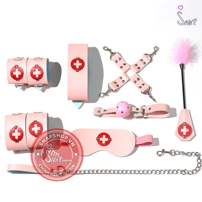 (Snapshop) Bộ Dụng Cụ Cosplay Nurse Set 8 Món BDSM Chính Hãng