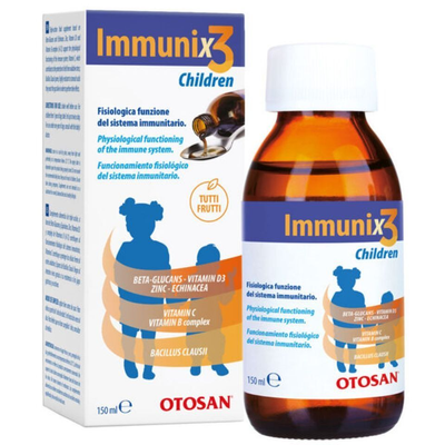 (Hàng nhập khẩu) Siro Immunix3 Children Otosan - Hỗ Trợ Tăng Cường Đề Kháng, Bổ Sung Vitamin Cho Trẻ