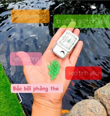 Kẹo Ngậm MASTIC MINT BẠC HÀ mát lạnh tê tái hộp 20v