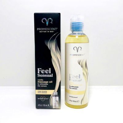 Dầu massage toàn thân Promescent Feel Sensual Vanilla - USA