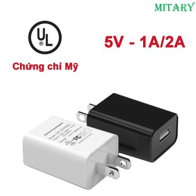 Củ sạc, Nguồn 5V USB dùng cho camera, tăm nước,vợt muỗi đạt tiêu chuẩn UL của Mỹ MTR023 236115