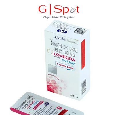 Thạch Tăng Cường Sinh Lý Nữ LovegGra Oral Jelly 100mg - 1 Hộp 7 Gói