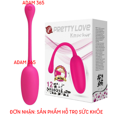 Trứng rung siêu mềm 12 chế độ Prettylove Knucker 286573