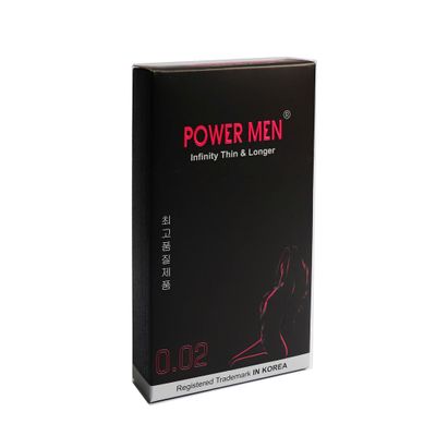 Bao cao su siêu mỏng kéo dài thời gian Power Men 0.02 Infinity