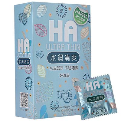 Bao cao su HA Ultra Thin siêu mỏng nhiều gel giá rẻ, BCS gia đình