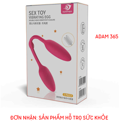 TRỨNG RUNG 02 ĐẦU YUNMAN SIÊU ĐÁNG YÊU NỮ 18+