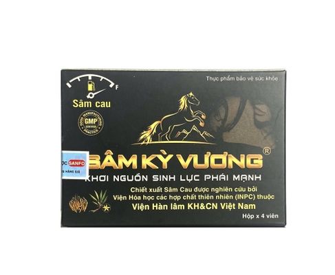 Viên uống hỗ trợ nam giới Sâm Kỳ Vương - Hộp 4 viên 719194