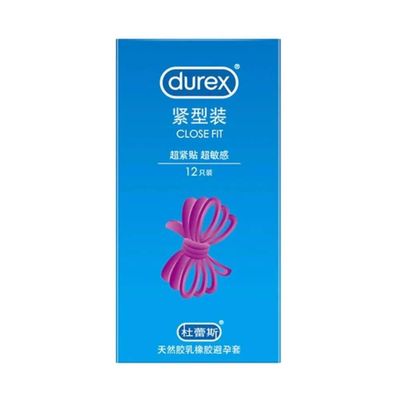 Bao cao su Durex Close Fit - Ôm khít, 49mm - Hộp 12 cái 326974