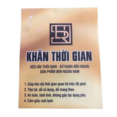 Khăn Thời Gian, Khăn Lau Kéo Dài Thời Gian 329682