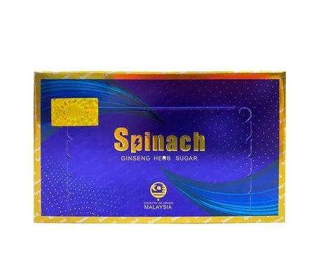 Kẹo Sâm Spinach Chính Hãng Malaysia 1 Hộp 30 Viên