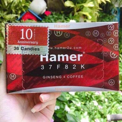 Kẹo Sâm Hamer 37F82K Malaysia 1 Hộp 36 Viên