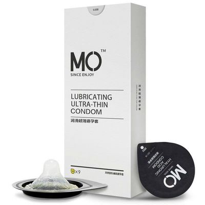 Bao Cao Su MO 0.01 Siêu Mỏng Truyền Nhiệt Nhanh Nhiều Gell Bôi Trơn 9 cái