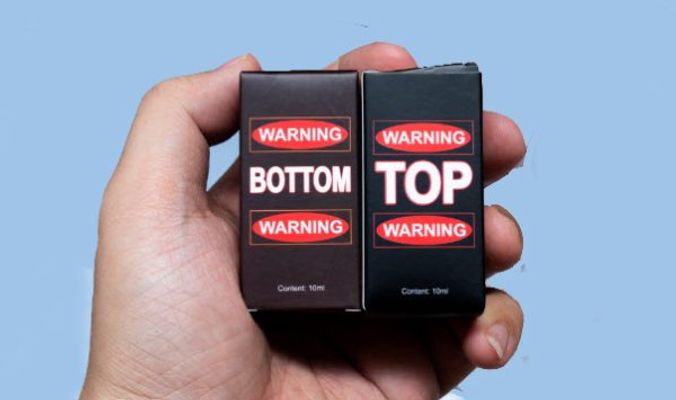Chai Hít Tăng Khoái Cảm Combo Popper Warning Top vs Bot USA