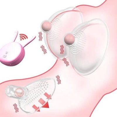 Máy Massage Ngực Điều Khiển Từ Xa 10 Chế Độ Rung Cực Mạnh