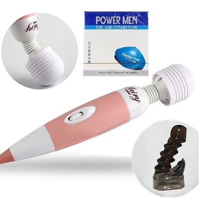 Baoc cao su powermen tặng chày rung AV massage cơ thể