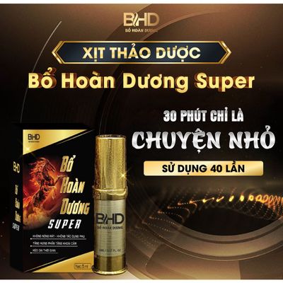 Chai Xịt Bổ Hoàn Dương Plus hỗ trợ cho nam