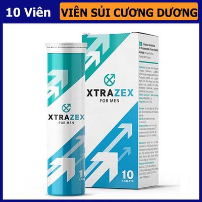 Viên sủi XTRAZEX cho quý ông - Hỗ trợ tăng cường sinh lý, nâng cao ham muốn và phục hồi sức khỏe tình dục, vitamin C tự nhiên.