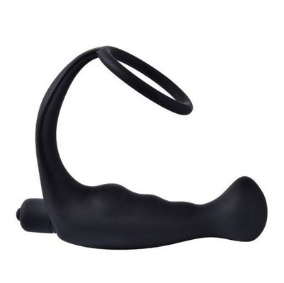 Dụng Cụ Kích Thích Hậu Môn Kèm Cockring Có Rung