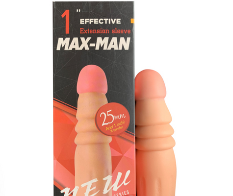 Bao cao su silicone mềm gợn sóng Yeain Penis Sleeve Extender Y8090