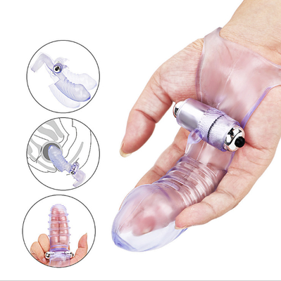 Bao silicone đeo ngón tay có gân rung và dây đeo chống tuột