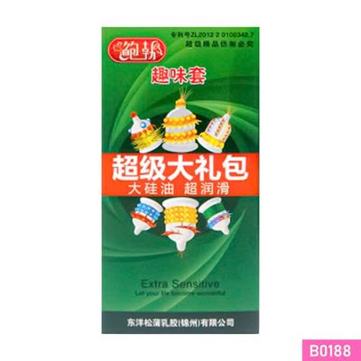 Bao Cao Su Runbo Extra gai lớn màu xanh lá hộp 6 cái 335462