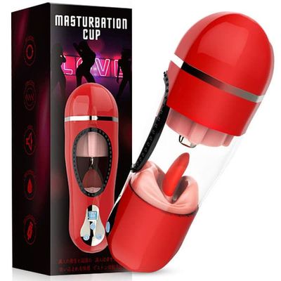 Dụng Cụ Thủ Dâm Nam-Miệng Giả Bú Mút Liếm Như Thật Tỏa Nhiệt Sưởi Âm Cậu Nhỏ