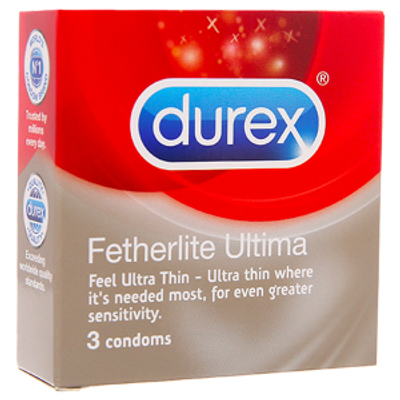 Bao cao su Durex Fetherlite Ultima chính hãng (Hộp 3)